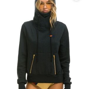 Aviator Nation NINJA PULLOVER HOODIE - CHARCOAL